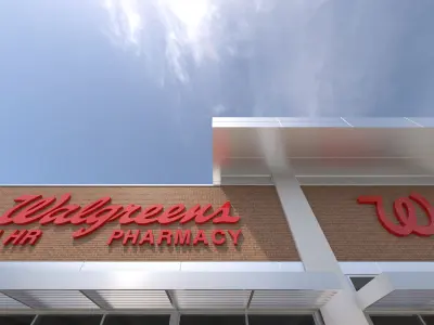 Retail-019 Walgreens with Site 3D model