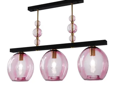 Chandelier Geometric Colorglass SKU 12101 Free 3D model