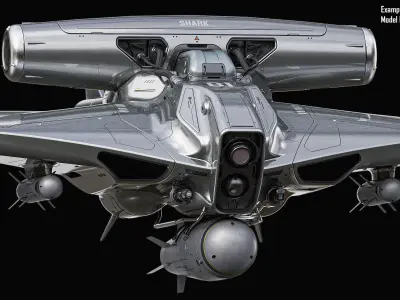 Drone Bomber 3D model
