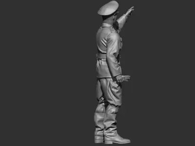German Officer 2 3D print model