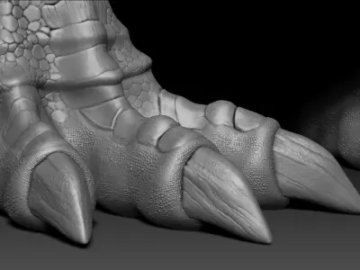 Dinosaur Maiasaura Sculpt Project 3D model