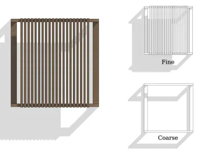 Parametric Bench or Table 3D model