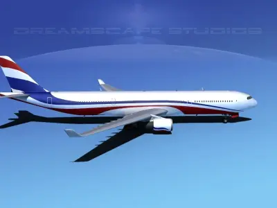 Airbus A330-300 Corporate 5 3D model