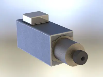 Teknomotor 5160-d-2db-p-er25 24000 5kw hs spindle Free 3D model