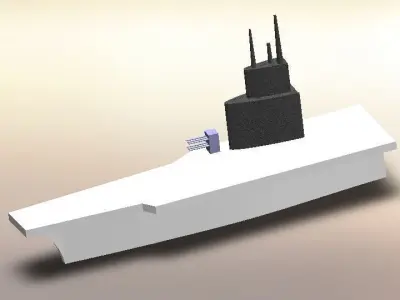 aircraft carrier Free 3D model