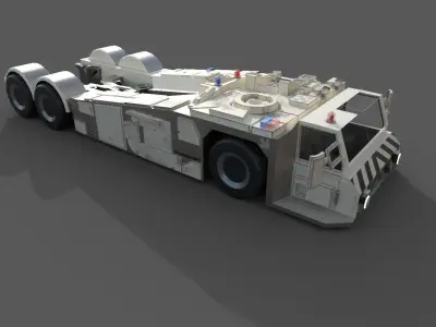 AIRPORT TRUCK MK 4 Low-poly 3D model