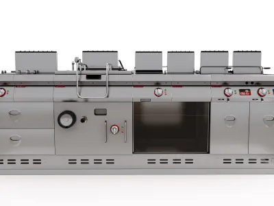 Commercial Kitchen 9 3D model