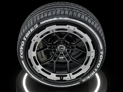 Toyo Proxes Sport AS 225 35 ZR19 3D model