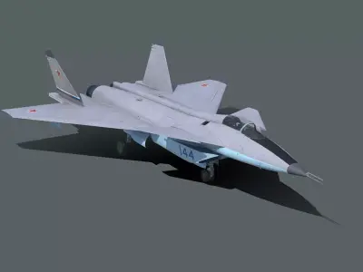MiG 1 44 Project Low-poly 3D model