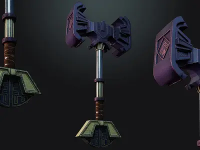 Medieval Stylized Weapons - AAA QUALITY Low-poly 3D model
