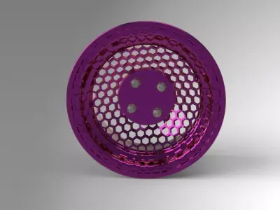 honey comb rims 3D model