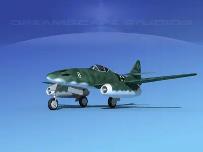 Messerschmitt ME-262A1 Swallow V04 3D model