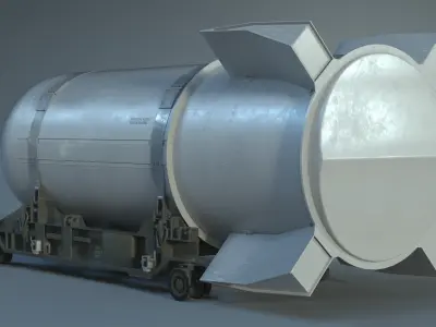 B53 nuclear bomb 3D model