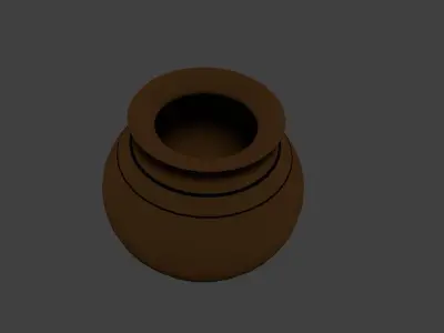 Africanpot pot 3D model