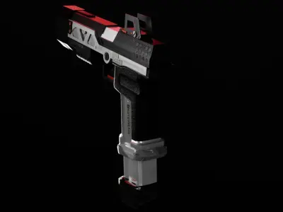 RE-45 Pistol Apex Legends Low-poly 3D model