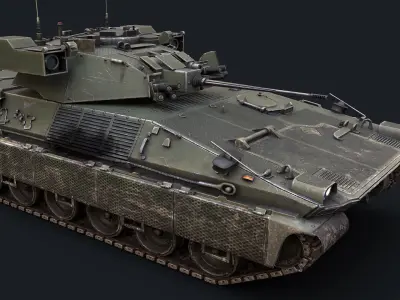 VCC-80 Dardo Low-poly 3D model