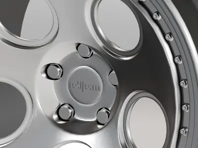 Rotiform DIA Rim Low-poly 3D model