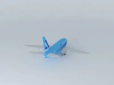 V2 Airlines Boeing 737 100 Free 3D model