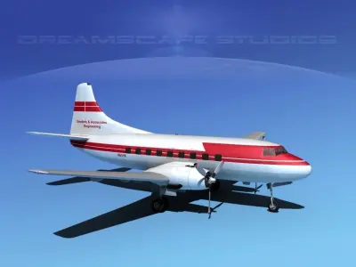 Martin 202 Executive 4 3D model