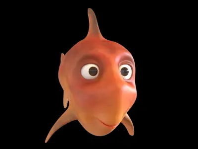 Cartoon Fish Free 3D model