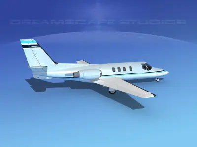 Cessna 500 Citation I V15 3D model