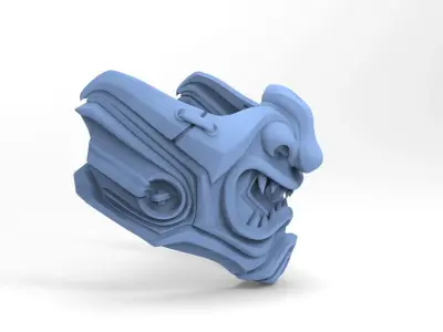SAMURAI MASK FOR MORTAL KOMBAT 3D model