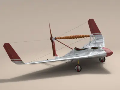 Rubber airplane 3D model