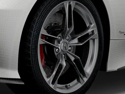 Acura NSX Type S 2022 wheel 3D model