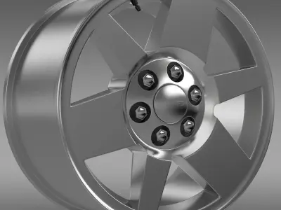 GMC Yukon XFE rim 3D model