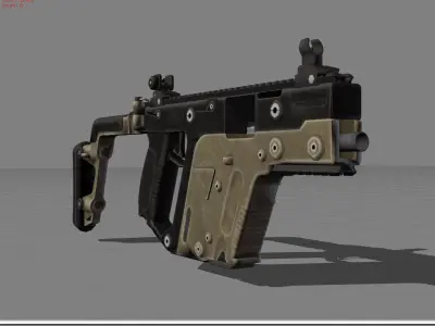 Vector Pubg Low-poly 3D model