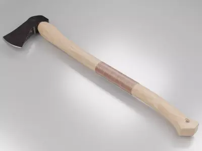 3d Axe 01 Low-poly 3D model