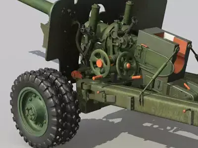 bs3 antitank Mental ray 3D model