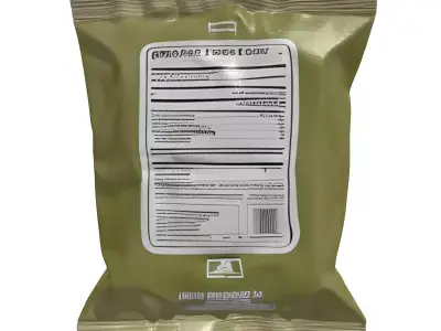 Military MRE Ration Pack 3D model