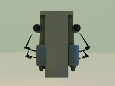 smurf cat skibidi toilet 3D model