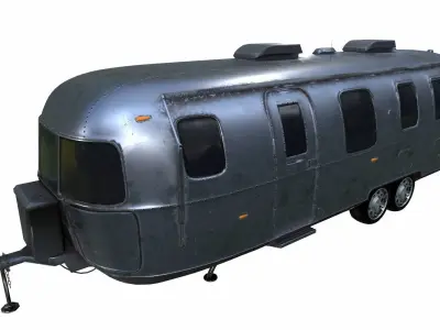 trailer airstream Free 3D model