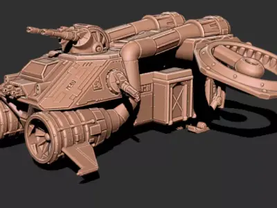 Thunderbird Heavy Assault Transport 3D print model
