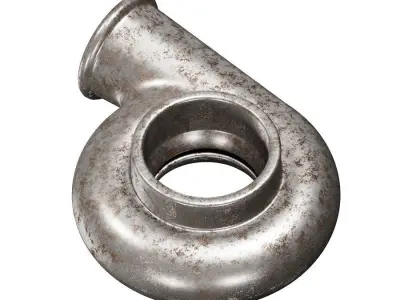 Rusty Compressor Housing 3D model