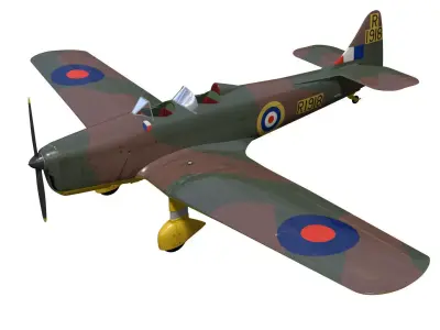 Miles M14 Magister 3D model