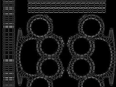 Knuckles pair of metal fists 3D model