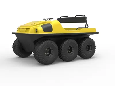 Argo 750 HD 6x6 3D model