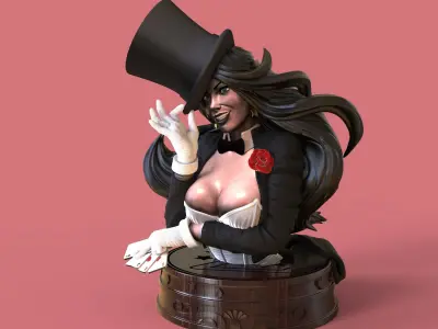Zatanna from DC Comics Batman STL files for 3d printing 3D print model