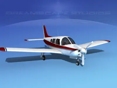 Piper Turbo Arrow 240 V05 3D model