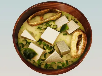 Japanese Food Vol - 2 Low-poly 3D model