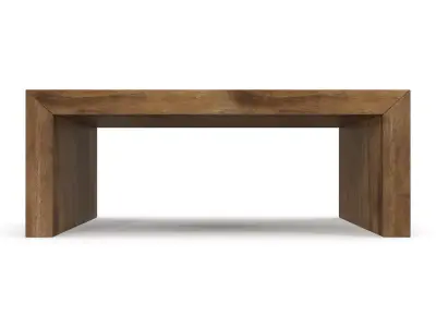 Emmerson Reclaimed Wood Coffee Table Free 3D model