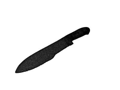 Tactical Outdoor Survival Knife Model 3D model