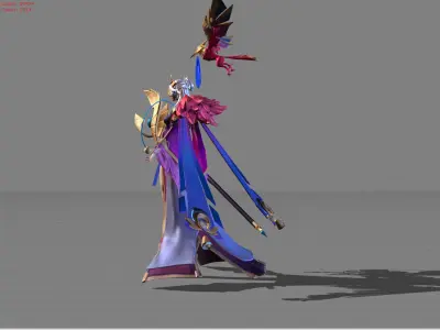 Pharsa Neon Shingetsu Low-poly 3D model