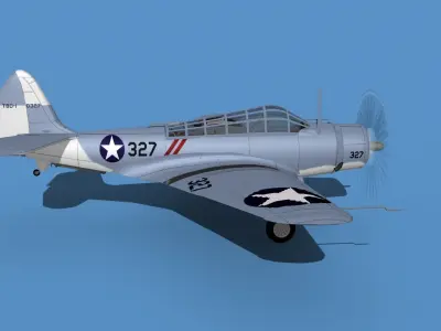 Douglas TBD-1 Devestator V10 3D model