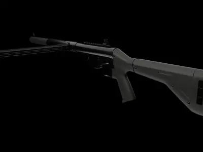STEN Modified V2 Free 3D model