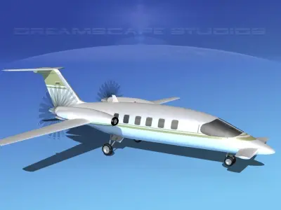 Piaggio Avanti P180 V13 3D model