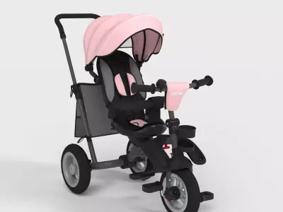 FOLDING BABY TRICYCLE 3D model